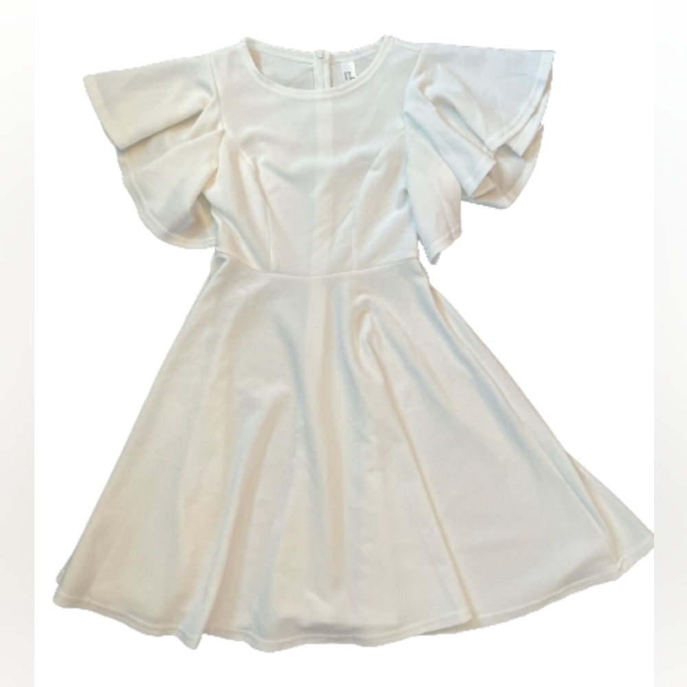 White Dress Size XS Like New